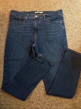 Levi's dark blue denim 311 shaping skinny jeans